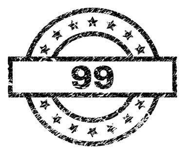 Dokulu 99 damga mühür çizik