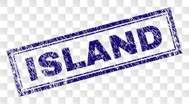 Çizik Adası dikdörtgen damgası