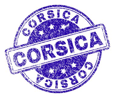 Dokulu Corsica damga mühür çizik