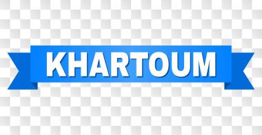 Khartoum başlık ile mavi şerit
