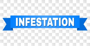 Mavi kurdele istila başlık ile