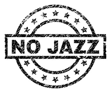 Grunge yok caz damga mühür dokulu