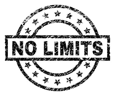 Grunge yok sınırları damga mühür dokulu