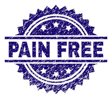 Dokulu ağrı ücretsiz damga mühür çizik