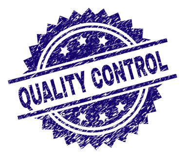 Dokulu kalite kontrol damga mühür çizik