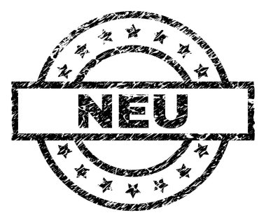 Grunge Neu damga mühür dokulu