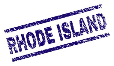 Dokulu Rhode Island damga mühür çizik