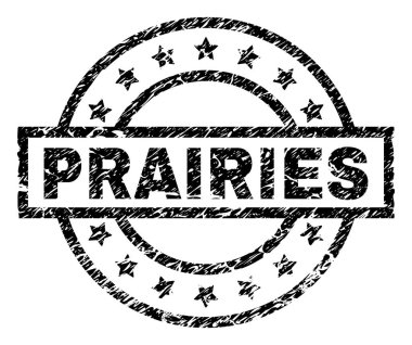Grunge Prairies damga mühür dokulu