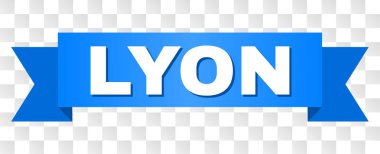 Mavi kurdele ile Lyon başlık