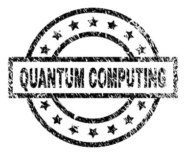 Çizik dokulu kuantum damga mühür bilgi işlem