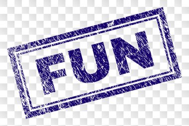 Grunge eğlenceli dikdörtgen damgası