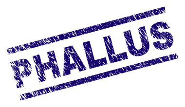 Dokulu penis damga mühür çizik