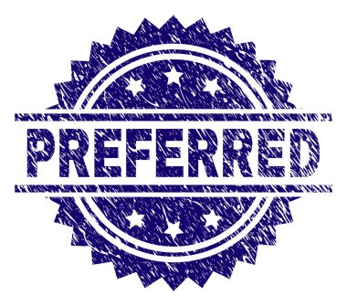 Dokulu tercih edilen damga mühür çizik