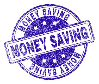 Grunge para tasarrufu damga mühür dokulu