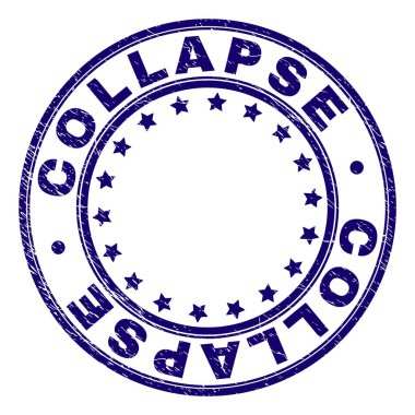 Grunge dokulu yuvarlak damga mühür Daralt