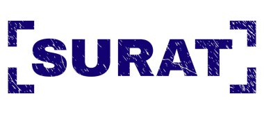 Grunge Surat damga mühür köşeleri içinde dokulu