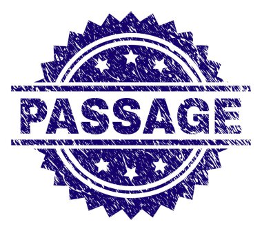 Dokulu geçit damga mühür çizik