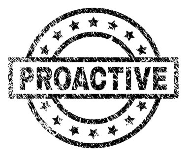 Dokulu proaktif damga mühür çizik