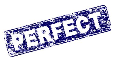 Yuvarlatılmış dikdörtgen damga grunge mükemmel çerçeveli