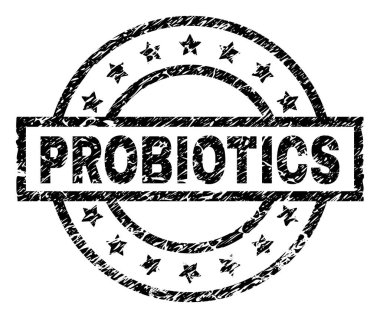 Dokulu Probiyotikler damga mühür çizik