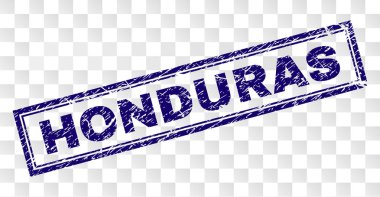 Çizik Honduras dikdörtgen damgası