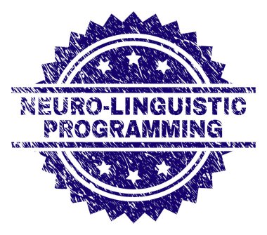 Çizik dokulu Nöro-linguistik programlama damga mühür