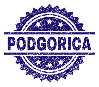 Dokulu Podgorica damga mühür çizik