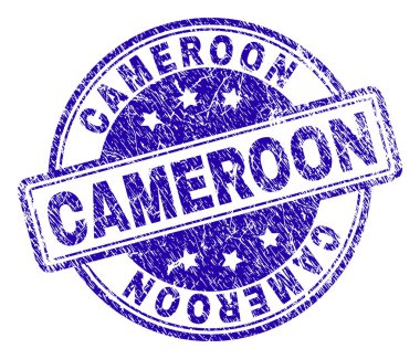 Grunge Kamerun damga mühür dokulu