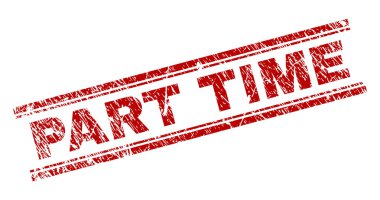 Grunge yarı zamanlı damga mühür dokulu