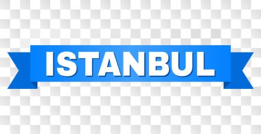 Istanbul başlığı ile mavi şerit