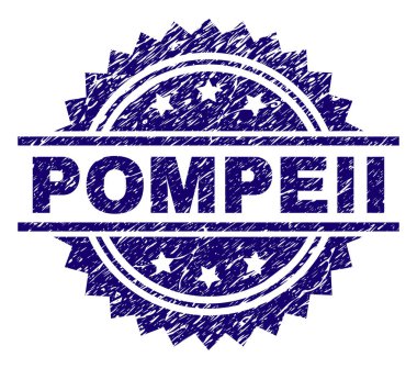 Grunge Pompeii damga mühür dokulu