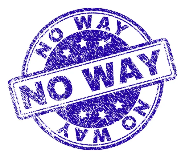 Grunge Texturé NO WAY Stamp Seal — Image vectorielle