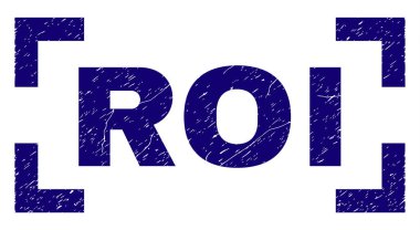 Dokulu yatırım getirisi damga mühür köşeler arasında çizik