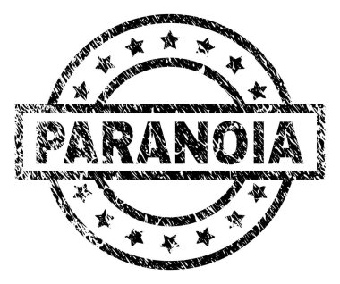 Dokulu paranoya damga mühür çizik