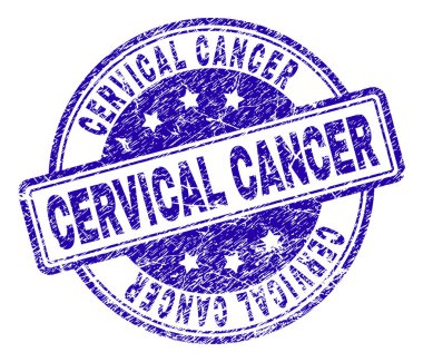 Dokulu serviks kanseri damga mühür çizik