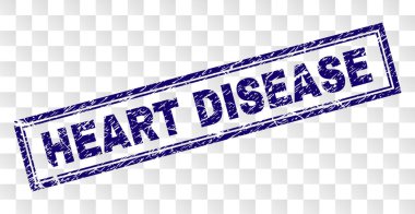 Grunge kalp hastalığı dikdörtgen damgası