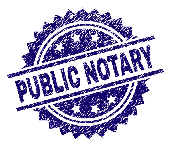 Porysowana plombie teksturowanej notariusza — Wektor stockowy