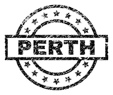 Dokulu Perth damga mühür çizik