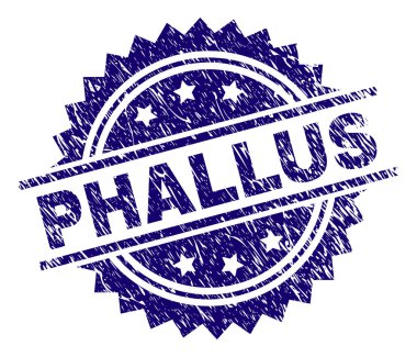 Dokulu penis damga mühür çizik