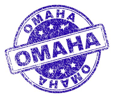 Grunge Omaha damga mühür dokulu