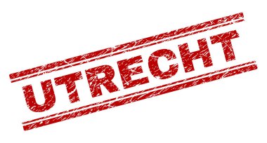 Dokulu Utrecht damga mühür çizik