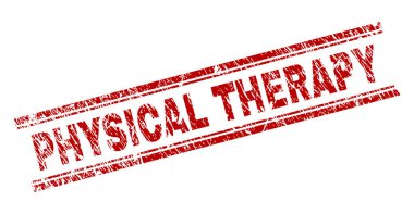 Grunge fizik tedavi damga mühür dokulu