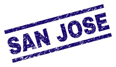 Grunge San Jose damga mühür dokulu