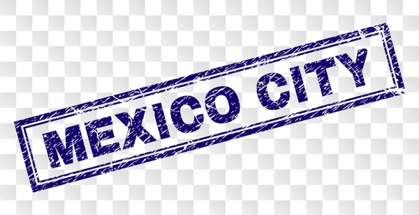 Grunge MÉXICO Carimbo de retângulo da CIDADE —  Vetores de Stock