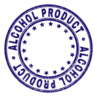 Dokulu alkol ürün damga mühür yuvarlak çizik