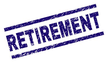 Çizik dokulu emeklilik damga mühür