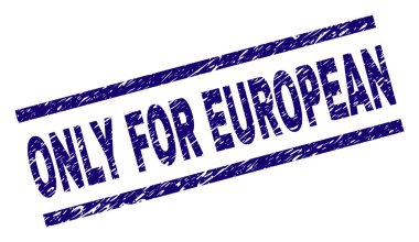 Sadece Avrupa damga mühür için dokulu grunge