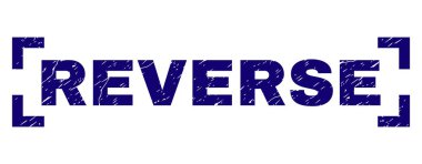 Dokulu ters damga mühür köşeler arasında çizik