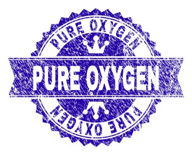 Dokulu saf oksijen damga mühür kurdele ile çizik