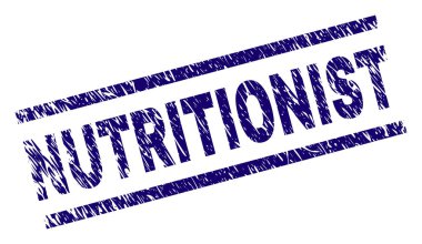 Dokulu beslenme uzmanı damga mühür çizik